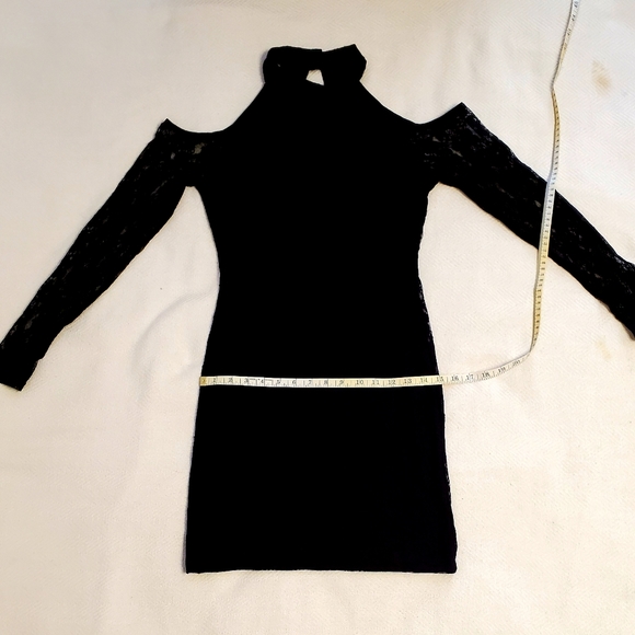 Charlotte Russe, Black Dress, Cold Shoulder - Picture 7 of 9